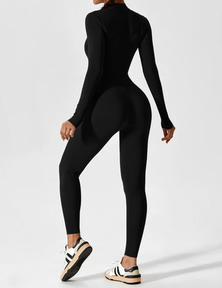 Roxanne Eternal Goddess Seamless Long-Sleeve Yoga Jumpsuit