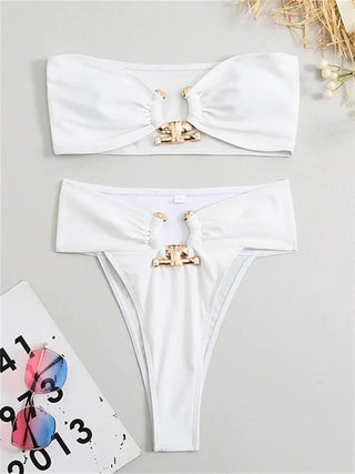 Goddess  Swimwear High Waist