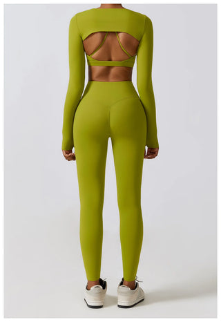 3 Variants Yoga Set Workout Outfits