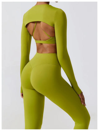3 Variants Yoga Set Workout Outfits