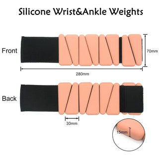 Byvoria All-in-One Adjustable Wrist & Ankle Weights